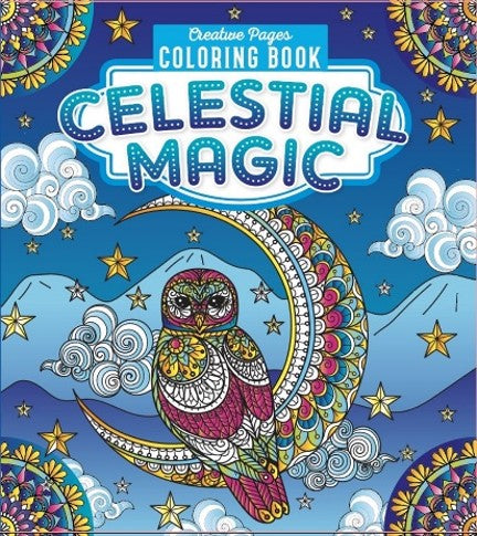 CELESTIAL MAGIC CREATIVE PAGES COLORING BOOK