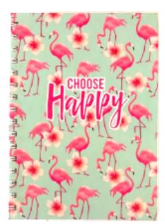 CHOOSE HAPPY FLAMINGO