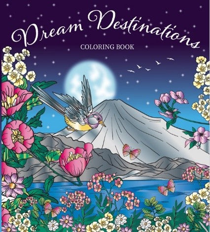 DREAM DESTINATIONS COLORING BOOK