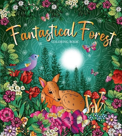 FANTASTICAL FOREST COLORING BOOK