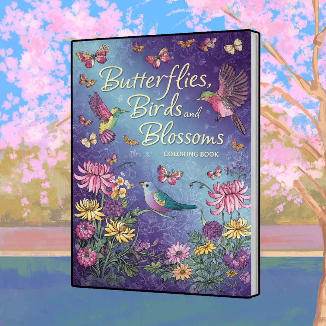 NATURE (4 COLORING BOOKS BUNDLE)