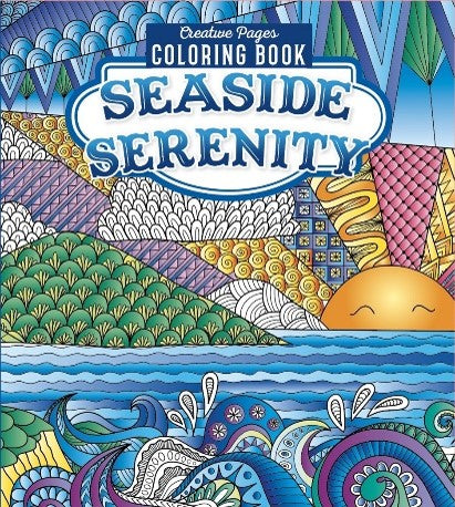 SEASIDE SERENITY CREATIVE PAGES COLORING BOOK