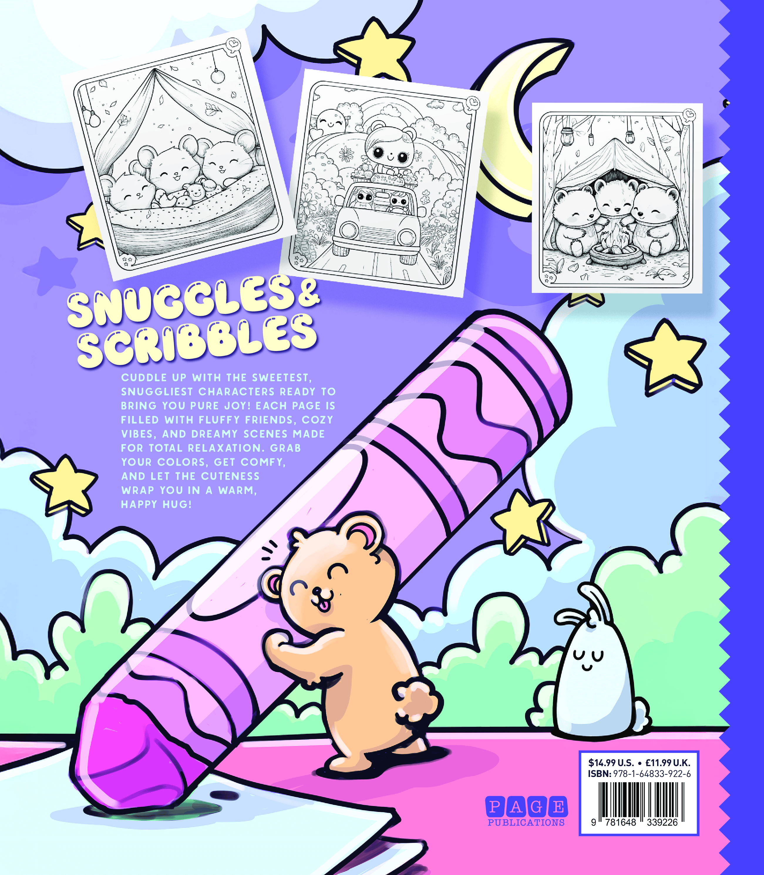Snuggly Vibes Relaxation Coloring Book