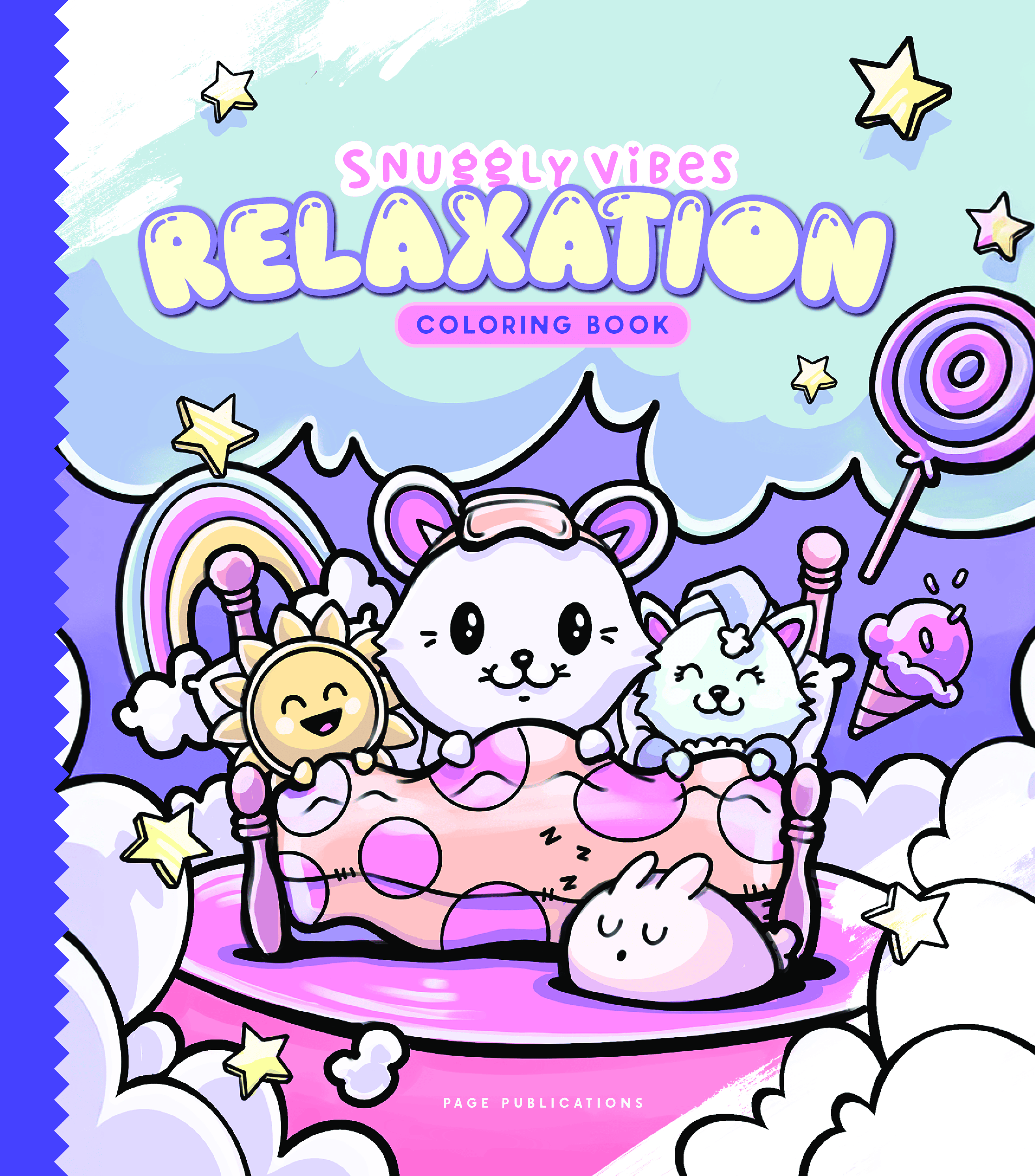 Snuggly Vibes Relaxation Coloring Book