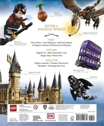 LEGO Harry Potter Magical Treasury: A Visual Guide to the Wizarding World - Hard Cover Book with Exclusive Tom Riddle Minifigure