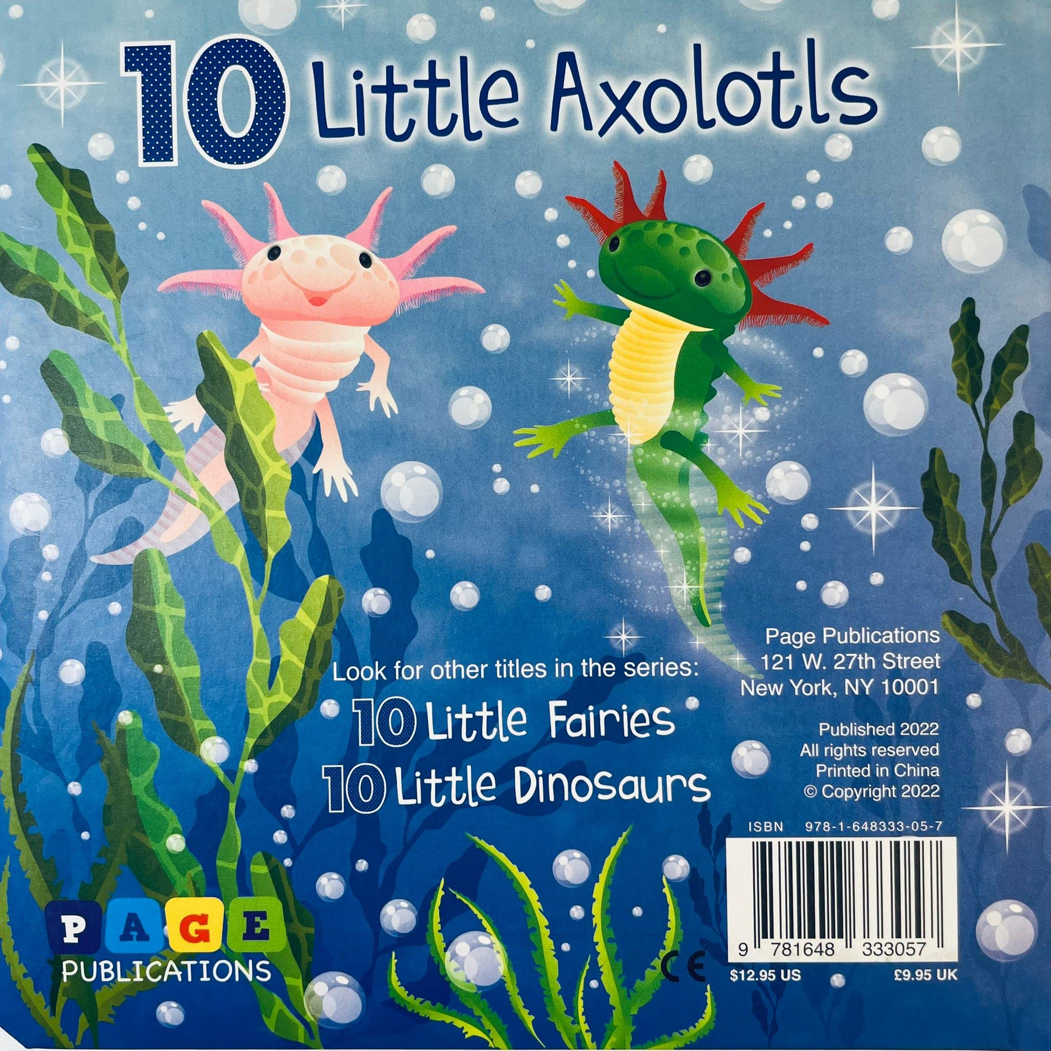 10 Little Axolotls: An Underwater Counting Rhyme (Board Book)