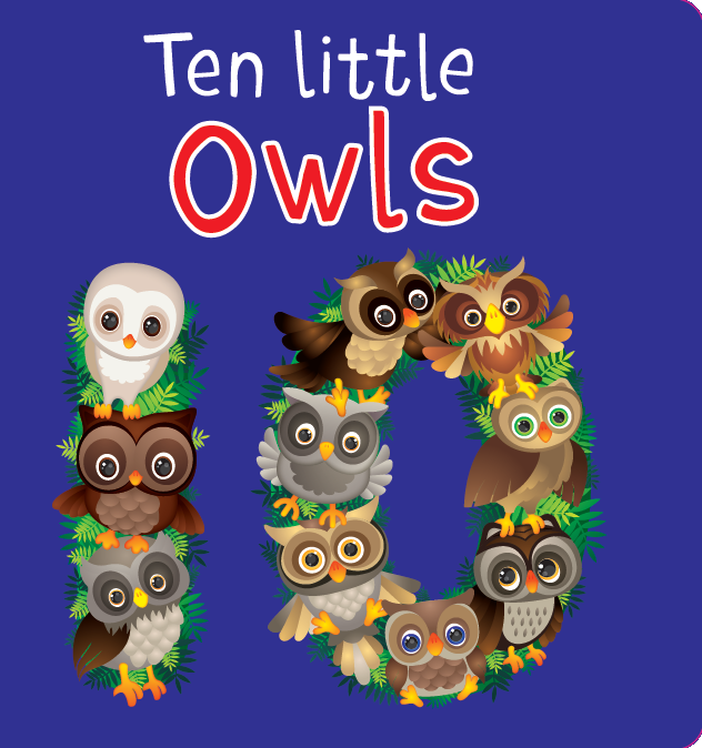 10 Little Owls (Board Book)