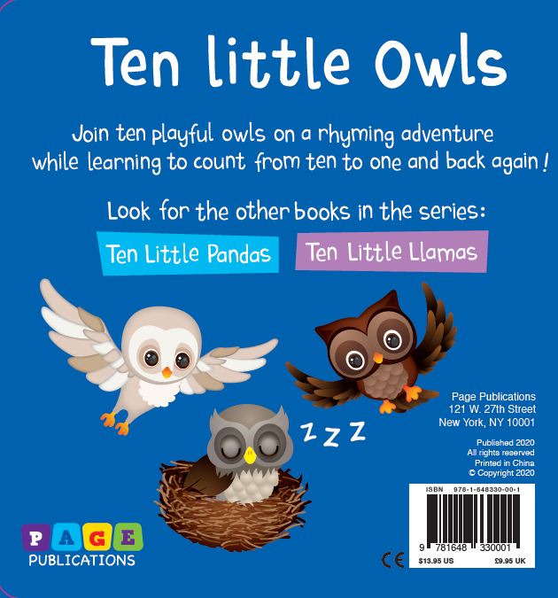 10 Little Owls (Board Book)