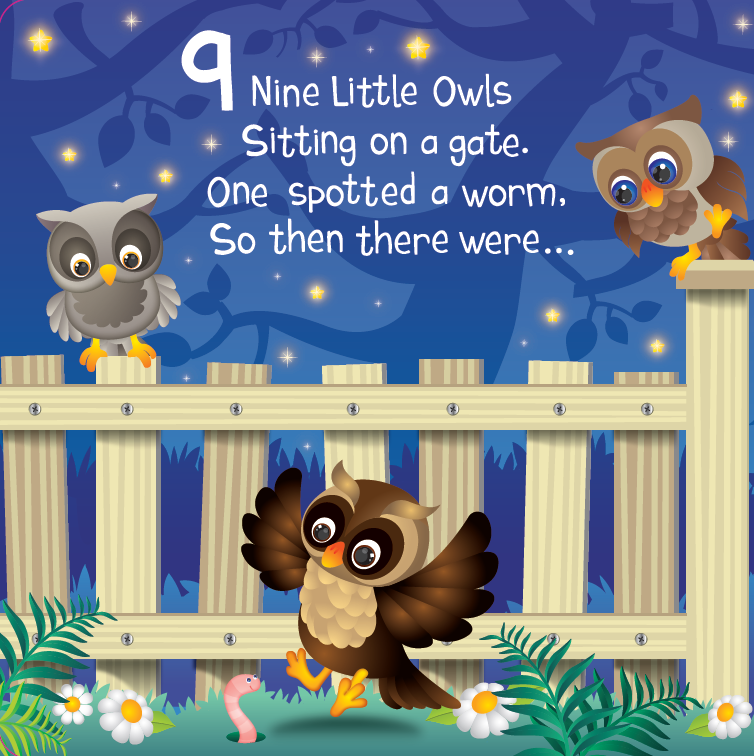 10 Little Owls (Board Book)
