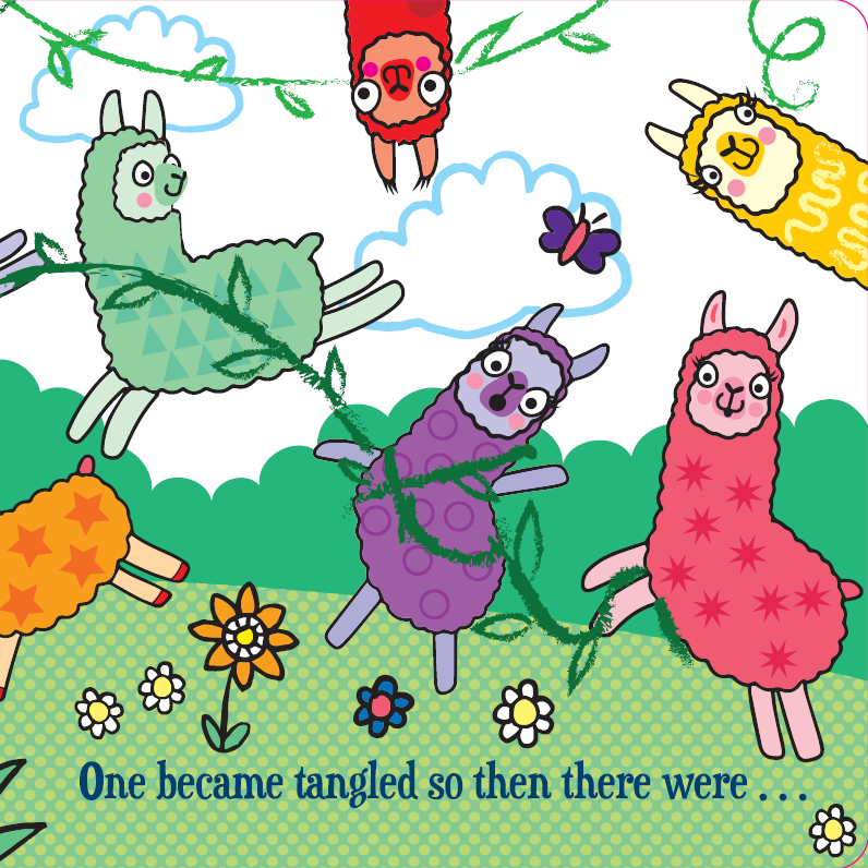 Ten Little Llamas (Board Book)
