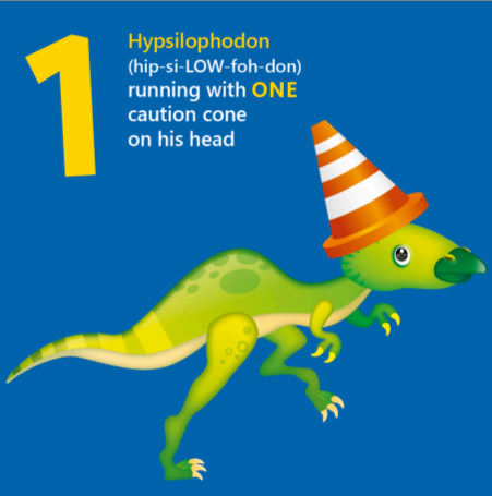 Dinosaurs and Diggers 123 (Picture Book)