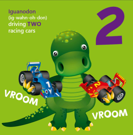 Dinosaurs and Diggers 123 (Picture Book)