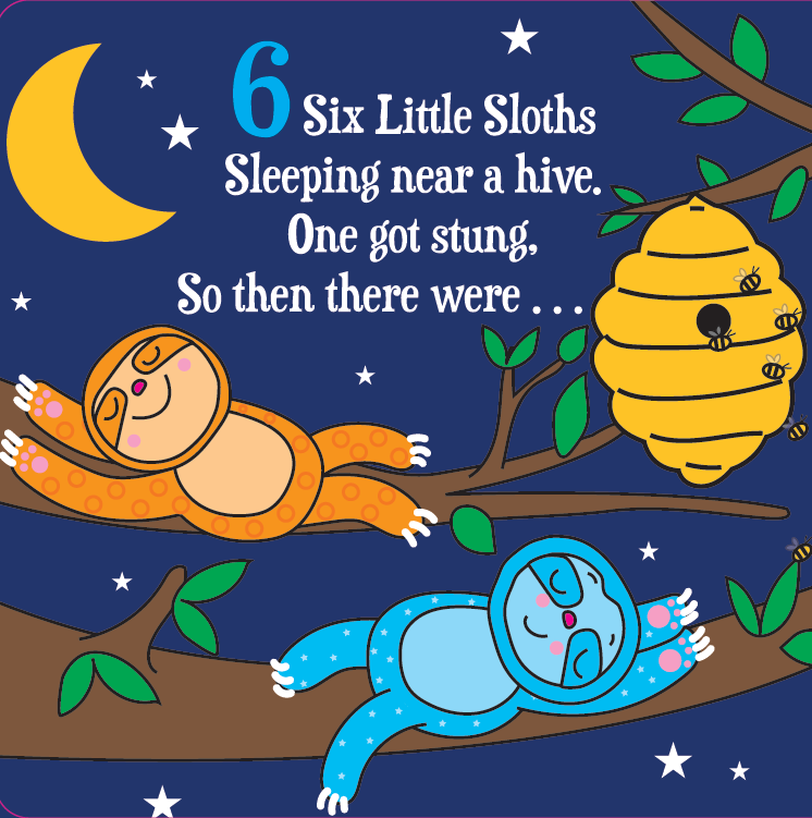 10 Little Sloths (Board Book)