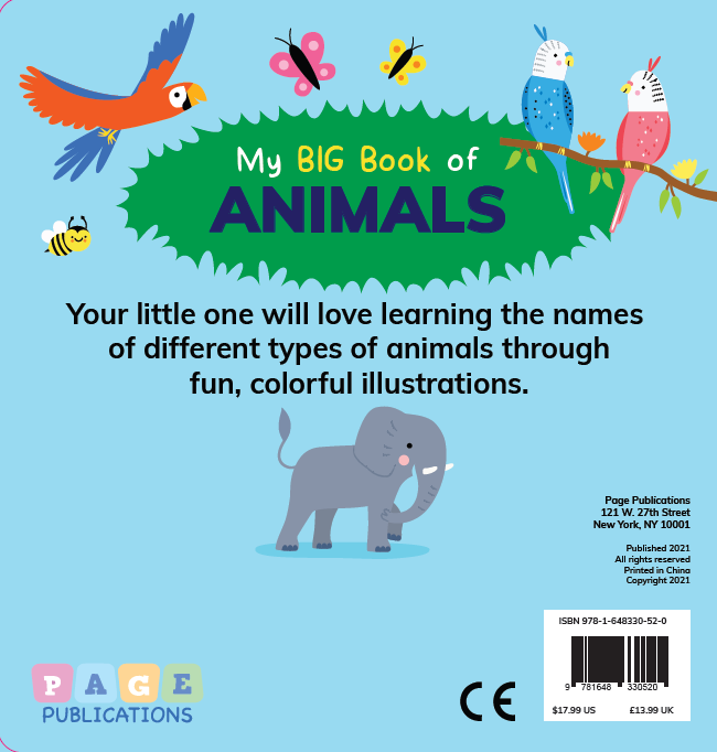 My Big Book of Animals (Board Book)