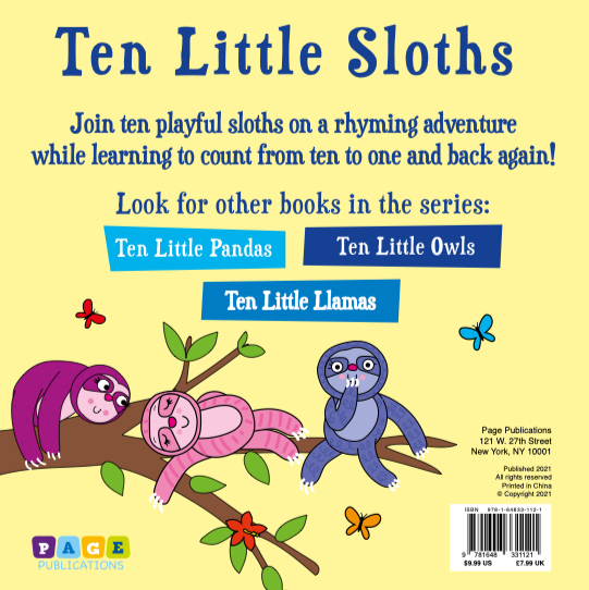 10 Little Sloths (Picture Book)