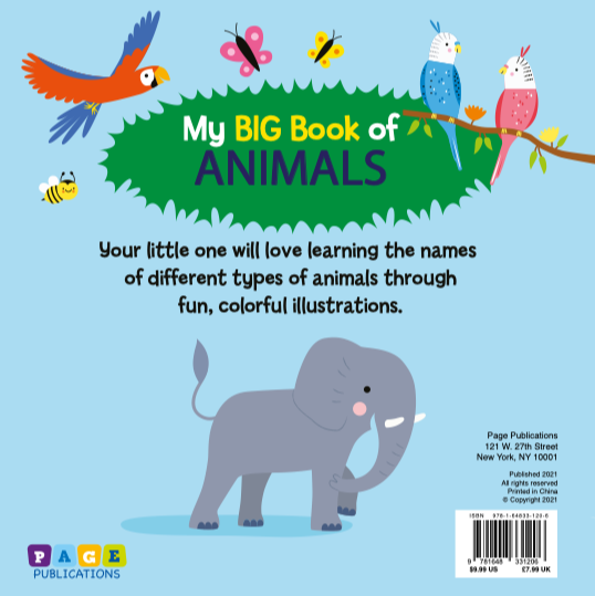My Big Book of Animals (Picture Book) – Page Publications