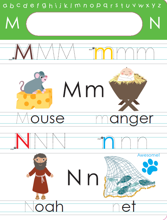 Write and Wipe: Bible Alphabet