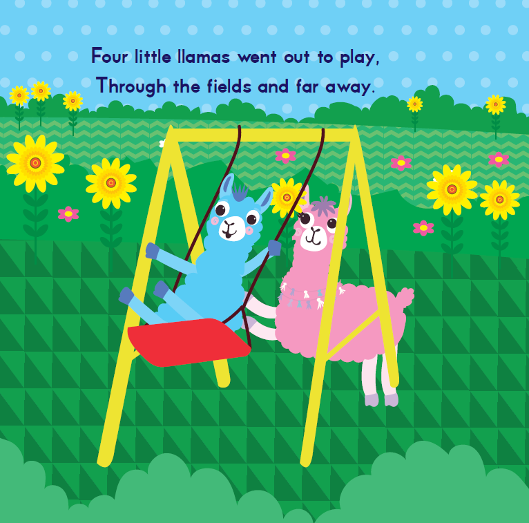 Five Little Llamas (Board Book)