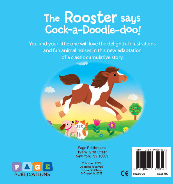 Rooster Says Cock-A-Doodle-Doo (Board Book)