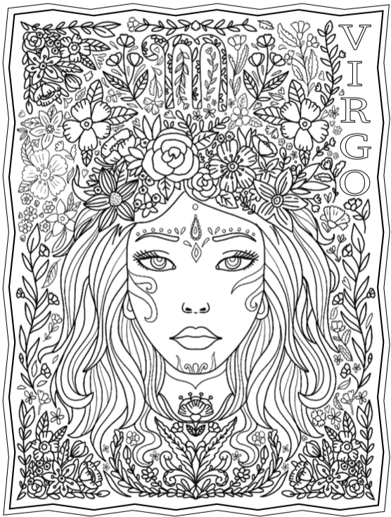 Creative Pages Coloring Book Zodiac & Lunar Signs