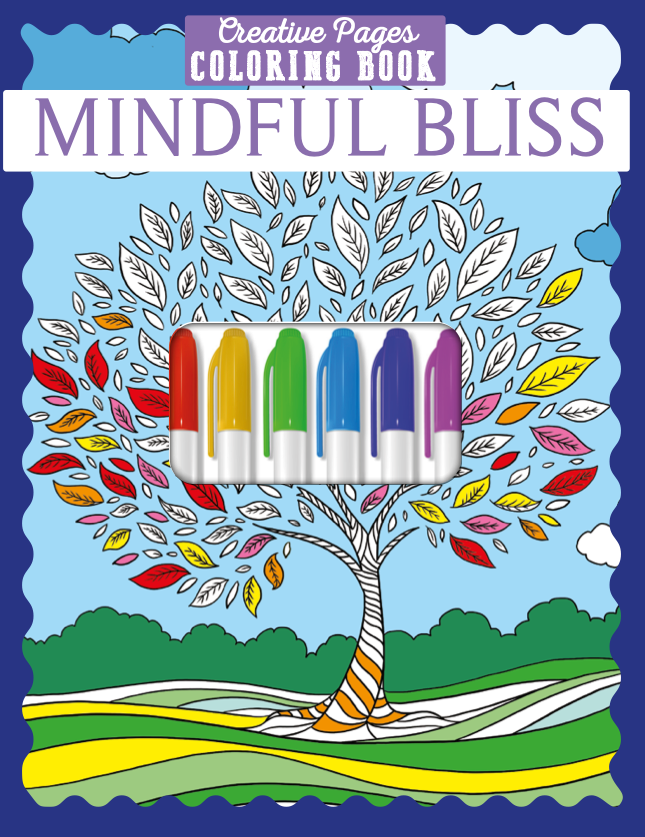 Creative Pages Coloring Book Mindful Bliss