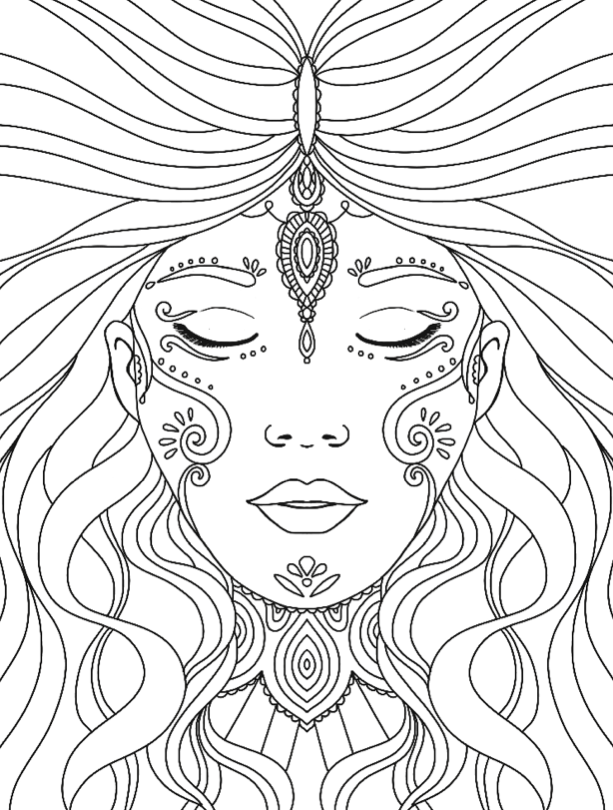 Creative Pages Coloring Book Mindful Bliss