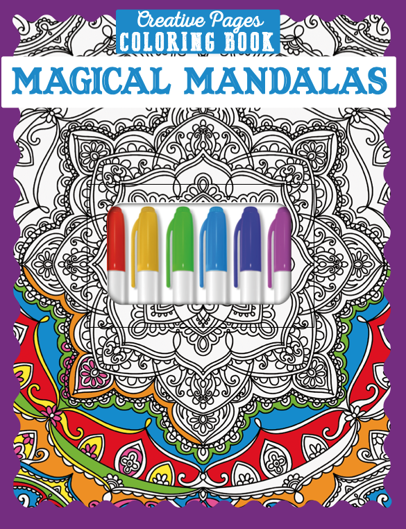Creative Pages Coloring Book Magical Mandalas