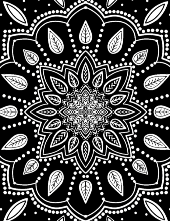 Creative Pages Neon Coloring Kit Mystical Mandalas