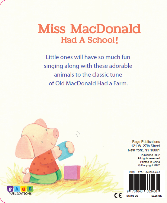 Miss McDonald Had a School (Board Book)