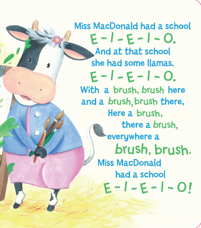 Miss McDonald Had a School (Board Book)