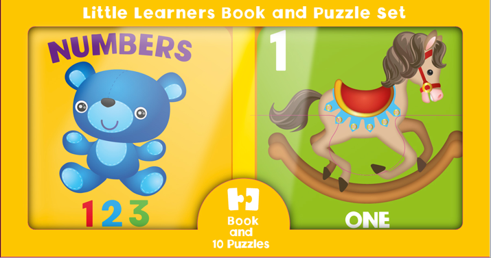 Little Learners Book & Puzzles Numbers 123