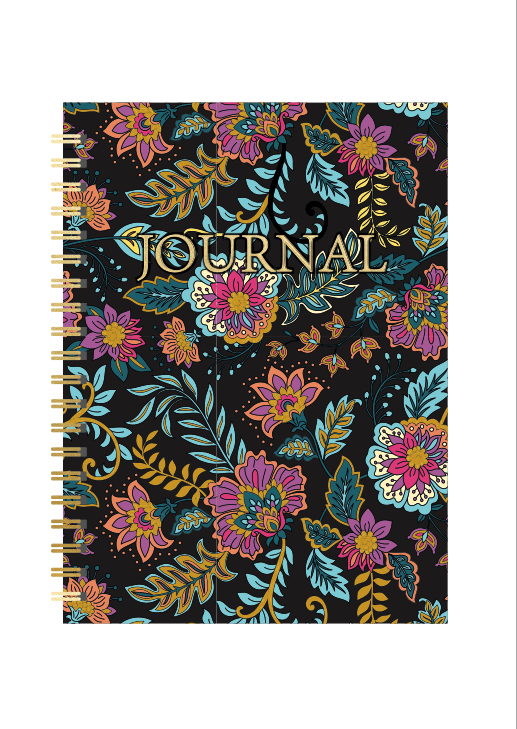 Pink & Teal Flowers Abstract