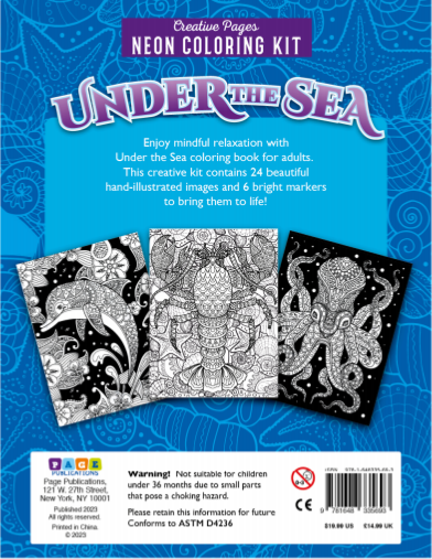 Under The Sea Creative Pages Coloring Book