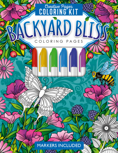 Backyard Bliss Creative Pages Coloring Kit