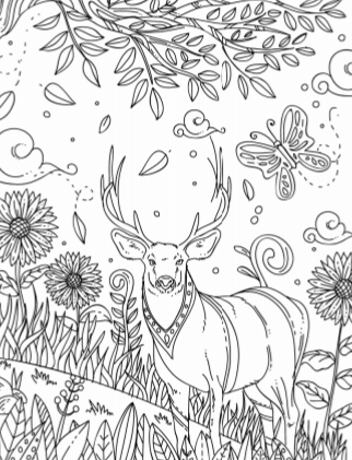 Backyard Bliss Creative Pages Coloring Kit