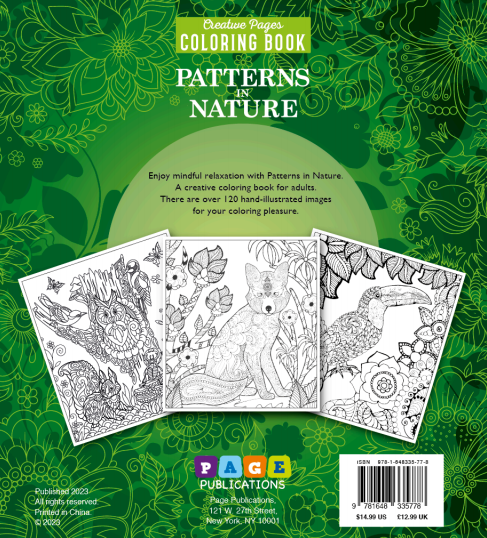 Patterns in Nature Coloring Book
