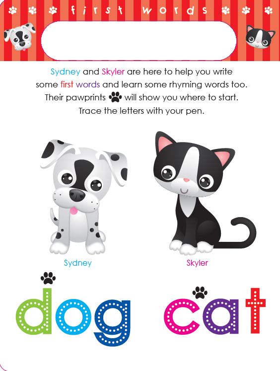 Write and Wipe: First Words