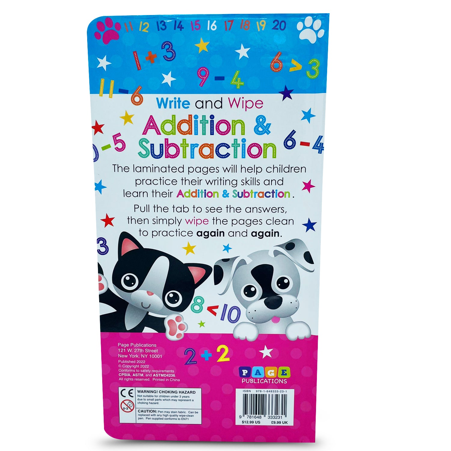 Write and Wipe: Addition & Subtraction